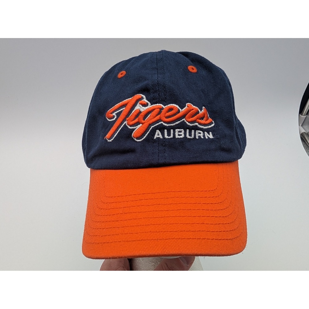 Auburn Tigers Captivating Navy Blue Orange Adjustable Baseball Hat Cap NCAA